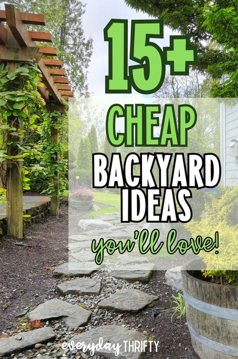 Looking for easy ways to create a beautiful outdoor space? This blog post shares backyard landscaping ideas that are perfect for a budget-friendly backyard makeover. From DIY pathways to simple patio designs and unique garden ideas, these tips help you turn a small yard into a cozy backyard oasis without spending a lot. Great for affordable landscaping updates that make a big difference! Expensive Backyards, Unique Garden Ideas, Affordable Landscaping, Diy Pathway, Tall Ornamental Grasses, Cheap Landscaping Ideas, Small Yard Landscaping, Landscaping Ideas On A Budget, Cheap Backyard