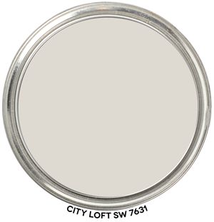 Paint Blob City Loft 7631 by Sherwin-Williams City Loft Sherwin Williams, Paint Blob, Fancy Farmhouse, Pale Oak, City Loft, The Undertones, Revere Pewter, Classic Gray, Best Paint Colors