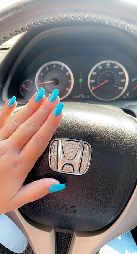 Aqua blue short coffin acrylic nails Aqua Blue Nails Short, Aqua Square Acrylic Nails, Teal Colour Nails, Coffin Teal Nails, Teal Blue Nails Acrylic, Bright Summer Acrylic Nails Coffin Short, Cute Spring Nails Acrylic Coffin Short, Short Nails Acrylic Square Summer, Short Coffin Shape Nails Spring