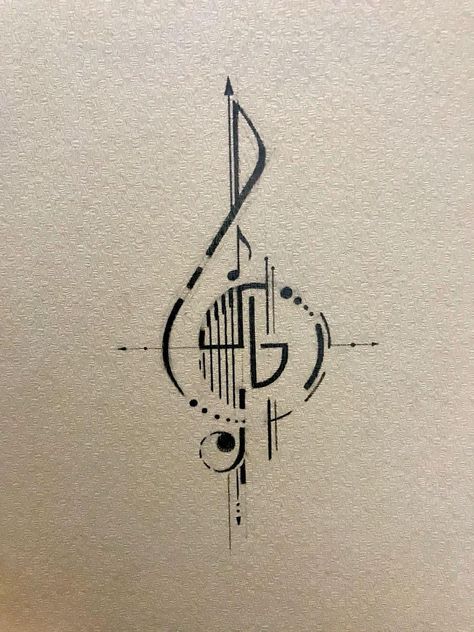 Music Major Tattoo, Music Concept Tattoo, Fretboard Tattoo, Music Geometric Tattoo, Tatoos Music, Music Aesthetic Drawing, Cool Line Tattoos, Tattoo Ideas Music, Geometric Tattoo Music