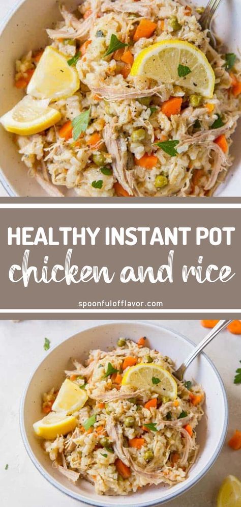 Chicken Recipe For Dinner, Instant Pot Chicken And Rice, Healthy Chicken Recipe, Low Calorie Chicken, Healthy Instant Pot, Pot Recipes Healthy, Recipe For Dinner, Healthy Chicken Recipes Easy, Healthy Instant Pot Recipes