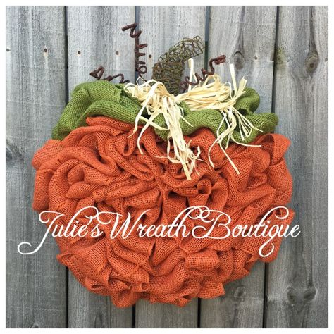 Pumpkin Burlap Wreath Diy, Diy Pumpkin Wreath, Pumpkin Wreath Tutorial, Burlap Sunflower Wreath, Burlap Pumpkin Wreath, Pumpkin Wreath Diy, Burlap Sunflower, Burlap Easter Wreath, Door Wreaths Burlap