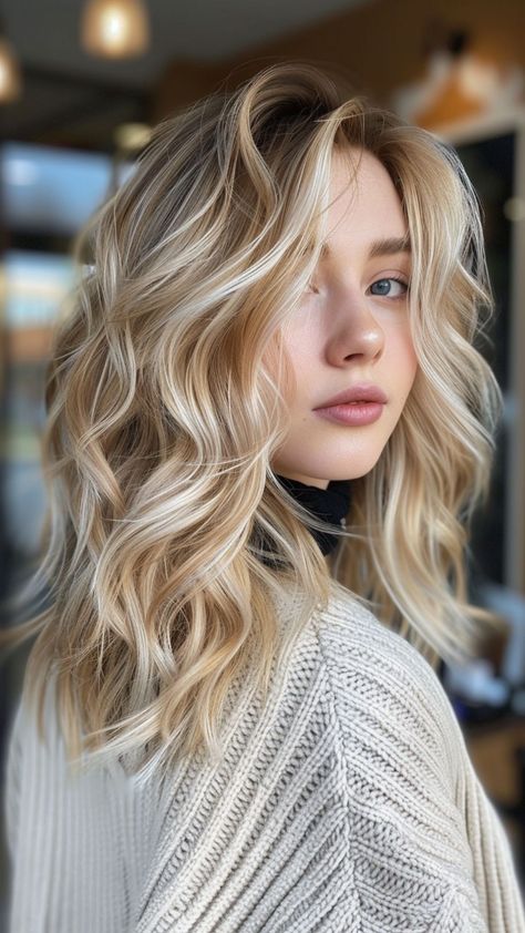 Blonde Caramel Highlights, Summer Haircut, Blonde Lowlights, Blonde Hair Transformations, Neutral Blonde, Light Blonde Hair, Warm Blonde, Spring Hair Color, Dirty Blonde Hair