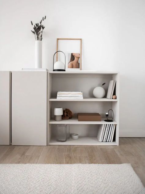 Ivar Ikea Hack, Ikea Ivar Hack, Ivar Ikea, Modular Shelves, Ikea Ivar Cabinet, Billy Ikea, Koti Diy, Hacks Ikea, Ikea Ivar