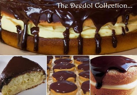 Bavarian Cream Pie, Bavarian Cream Filling, Boston Cream Pie Recipe, Bavarian Cream, Pumpkin Pie Cheesecake, Chocolate Torte, Boston Cream Pie, Cream Pie Recipes, Boston Cream