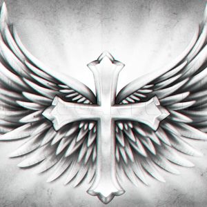 How To Draw A Cross With Wings, Step by Step, Drawing Guide, by Dawn | dragoart.com Chest Tattoo Wings, Wing Neck Tattoo, Cross With Wings Tattoo, Herren Hand Tattoos, Cross With Wings, Wing Tattoo Designs, Cross Tattoo For Men, Cool Chest Tattoos, Cross Tattoo Designs