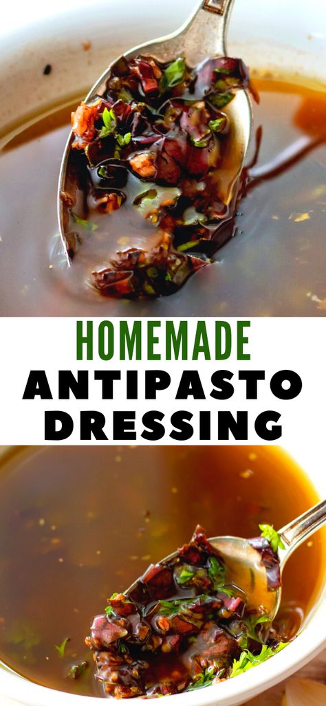 Antipasto Dressing Recipes, Antipasto Dressing, Anti Pasta Salad, Antipasto Salad Dressing, Mediterranean Meals, Antipasto Salad, Salads Recipes, Yummy Salads, Salad Dressing Recipes Homemade