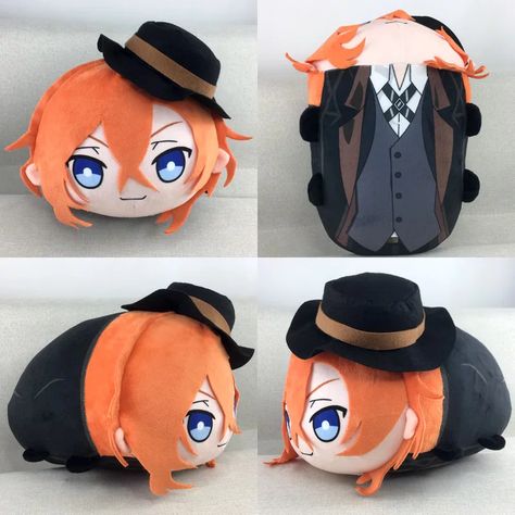 Chuuya Cute, Chuuya Plush, Good Anime, Nakahara Chuuya, Cosplay Cute, Costume Themes, Anime Gifts, Bongou Stray Dogs, Cute Plush