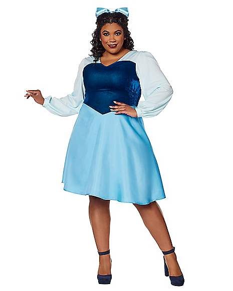 Adult Ariel Blue Dress Costume - Disney Princess - Spirithalloween.com Simple Disney Princess Costumes, Ariel Diy Costume, Diy Ariel Costume Women, Ariel Costume Women, Ariel Costume Diy, Ariel Blue Dress, Blue Dress Costume, Home Halloween Costumes, Ariel Costume