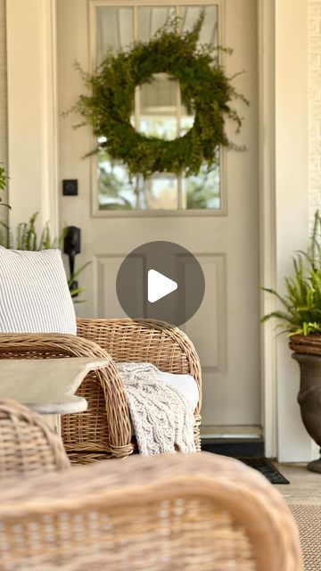 Amy Fritz on Instagram: "a beautiful evening to sit on the front porch 🌿😌 . . . . . . #frontporchdecor #frontporch #frontporchliving #southernliving #livingroom #cozyhome #cozyhomes #springflowers #homesweethome🏡 #cottagestyle #farmhousecottage #homesweethome #cottagedecor" Amy Fritz Home, Farmhouse Cottage, Beautiful Evening, Southern Living, Cottage Decor, Cottage Style, Cozy House, Spring Flowers, Front Porch