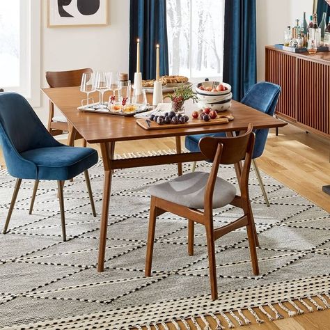 West Elm Kitchen, Modern Contemporary Dining, Contemporary Dining Table, Expandable Dining Table, Mid Century Dining, Contemporary Dining, Living Dining, Modern Table, West Elm