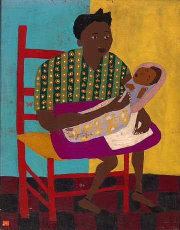 Cassi Namoda, William H Johnson, William Johnson, Tableau Design, Sitting Pretty, Naive Art, African American Art, Outsider Art, Black Artists