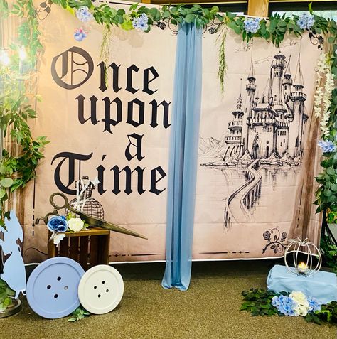 Once Upon A Dream Party, Once Upon A Book Fair, Disney Ball, Book Backdrop, Once Upon A Dream, Cinderella Party, 2024 Ideas, Dream Party, Book Fair