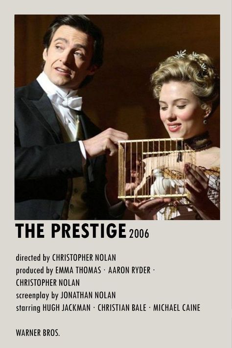 The Prestige Movie, Film Collage, Terrifying Movies, Album Prints, Movie Character Posters, Movie Hacks, Movie Recommendations, Film Vintage, Movie Card