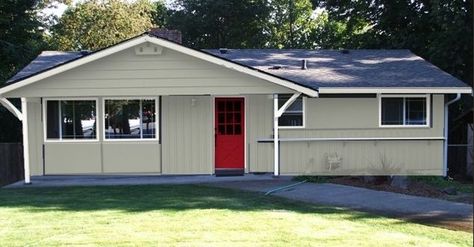 Exterior Paint Color Schemes: Exterior Paint Color Schemes:  Mad Men Exterior Paint Color Schemes, Vinyl Siding Colors, Exterior Paint Color Combinations, Exterior Paint Schemes, Paint House, Ranch House Exterior, Color Combinations Paint, Siding Colors, Cottage Exterior