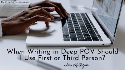 The Write Conversation: When Writing in Deep POV Should I Use First or Third Person? Deep Pov, Writing Crafts, Learning To Write, Social Networking, Story Writing, Blog Writing, Start Writing, Cool Websites, Listening To You