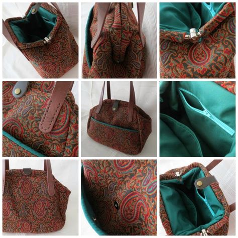 Diy Bag Sewing, Bag Sewing Patterns, Carpet Bag Purse, Carpet Bags, Heirloom Blanket, Bag Sewing Pattern, Bag Pattern Free, Bag Sewing, Carpet Bag