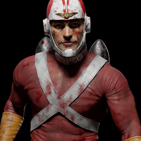 ArtStation - Adam Strange, battle damaged. WIP Doc Shaner, Mitch Gerads, Strange Adventures, Tom King, Adam Strange, Omega Man, Dc Comic Books, Substance Painter, Dc Comics Characters