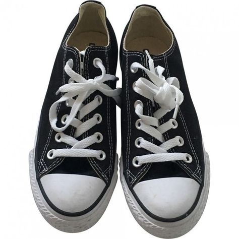 Black Cloth Trainers CONVERSE (12.025 HUF) ❤ liked on Polyvore featuring shoes, sneakers, converse, black sneakers, converse footwear, kohl shoes, converse trainers and black shoes Shoes Sneakers Converse, Shoes Png, Black Shoes Sneakers, Baskets Converse, Converse Trainers, Dr Shoes, Sneakers Converse, Shoes Converse, Black Converse