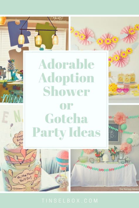 8 Adorable Adoption Shower or Gotcha Party Ideas  #adoption #adoptionparty #adoptionpartyideas #gotchaparty Adoption Party Ideas, Adoption Baby Shower, Adoption Shower, Shark Party Decorations, Adoption Announcement, Adoption Party, Foster To Adopt, Adoption Day, Gotcha Day