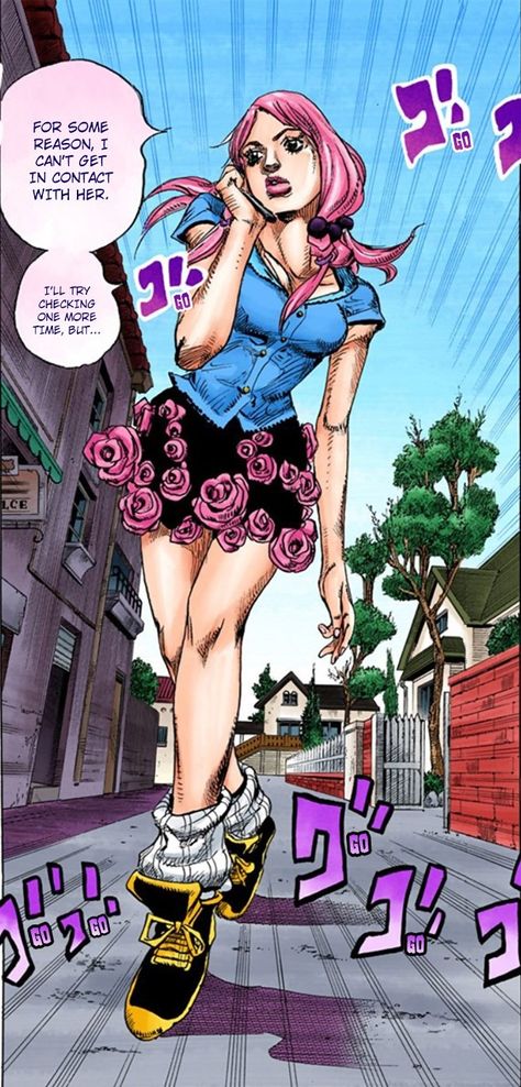 cap 12 page 20 Jojo Girls Characters, Yasuho Hirose, Jojo's Bizarre Adventure Characters, Adventure Girl, Adventurous Women, Jojo Parts, Model Pose, Ball Run, Jojo's Bizarre Adventure Anime