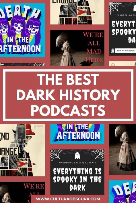 Best Scary Podcasts, Interesting Podcasts, House Savings, Podcast Aesthetic, Podcast Recommendations, History Podcasts, Creepy History, Dark Tourism, Best Podcasts