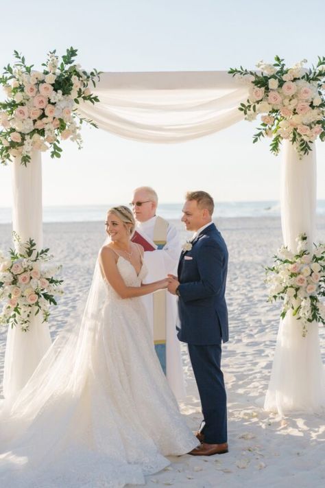 Sandpearl Resort | Indoor & Outdoor Beach Wedding Venues Clearwater Outdoor Beach Wedding, Indoor Beach, Beach Wedding Venues, Wedding Venues Beach, Sand Ceremony, Elegant Chandeliers, Clearwater Beach, Outdoor Venues, Beaches In The World