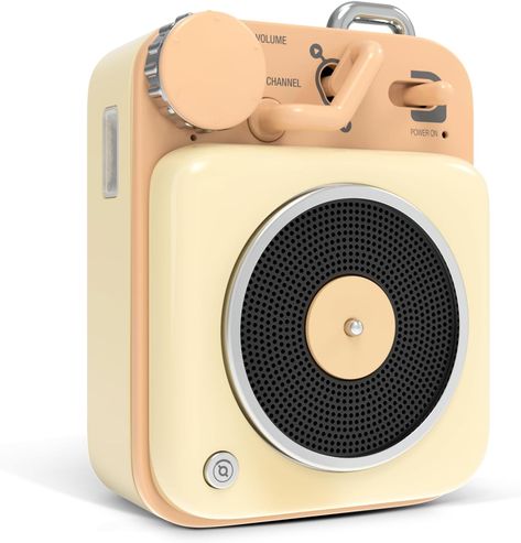 About this item With 5-watt amplifiers processing audio output, this mini retro speaker sounds amazingly richer and louder without any distortion. Back To the Old Days - This vintage speaker has retro and elegant appearance. It uses square design and blends modern technology with retro classic aesthetics, combining the latest and best digital audio tech. We can feel like back into the golden age of music in 1950s, enjoying a soothing moment in today’s busy life. With the advanced Bluetooth Retro Speakers, Mini Bluetooth Speaker, Vintage Speakers, Digital Audio, Audio Speakers, Portable Speaker, Retro Vintage Style, Wireless Speakers, Music Room