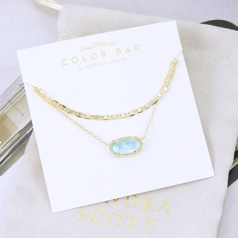 Kendra Scott Necklace March Birthstone, Back To School Jewelry, Jewelry Stacking Necklaces, Cute Necklaces, Kendra Scott Elisa, Multi Necklace, Preppy Jewelry, Pretty Jewelry Necklaces, Kendra Scott Necklace