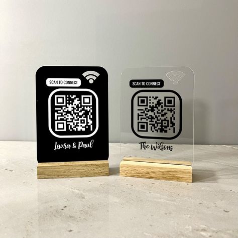 Qr Code Scanner Design, Wifi Qr Code Sign, Qr Code Restaurant, Qr Wifi, Qr Scanner, Qr Code Scanner, Wifi Names, Wifi Password Sign, Wifi Card