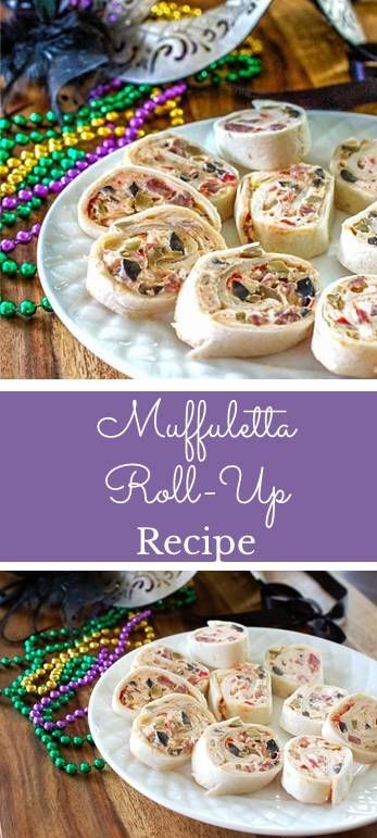 Mardi Gras Appetizers, Mardi Gras Party Food, Easy Delicious Appetizers, Appetizers Cheese, Cream Cheese Roll Up, Cheese Roll, Cream Cheese Rolls, Roll Ups Recipes, Mardi Gras Food