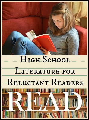 High School Literature for Reluctant Readers on The Homeschool Post - introduction on Homeschool Coffee Break @ kympossibleblog.blogspot.com - Follow me over to hsbapost.com for the rest! College English, High School Literature, High School Reading, High School Library, Teaching Literature, Ela Writing, Secondary Ela, Ela Classroom, Reluctant Readers