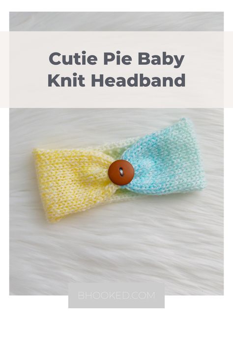 Child’s Knitted Headband, Knit Baby Headband, Quick Knitting Projects, Knitted Headband Free Pattern, Knit Headbands, Knit Headband Pattern, Baby Knits, Knitted Headband, Knitting Blogs