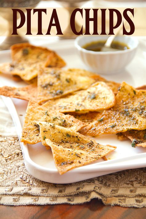 These Spicy Cumin Pita Chips are crunchy and flavorful. They're terrific for dipping or eating on their own. They're baked in the oven and easy to prepare. Pita Chips Recipe, Homemade Snacks Recipes, Homemade Pita Chips, Chips Food, Homemade Pita, Baking Kitchen, Pita Chips, Chips Recipe, Night Snacks