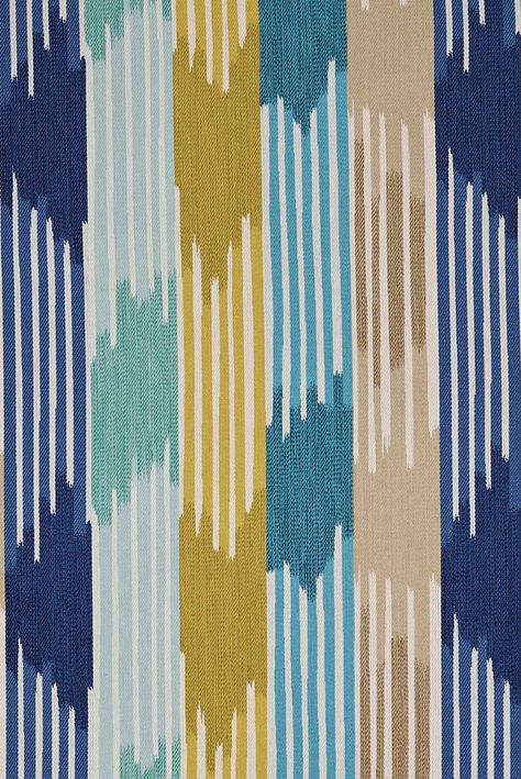 Abstract Stripes Pattern, Modern Textiles Patterns, Ethnic Print Pattern, Ikat Art, North Of France, Stripes Pattern Design, Fabric Paint Diy, Modern Textiles, Ikat Design