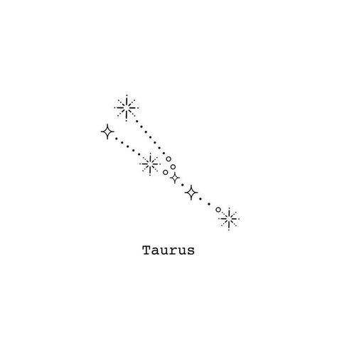 Taurus Star Constellation Tattoo, Taurus Stars, Tattoo For My Son, Star Constellation Tattoo, Scorpio Constellation Tattoos, Taurus Constellation Tattoo, Taurus Star Sign, Taurus Tattoo, Libra Virgo