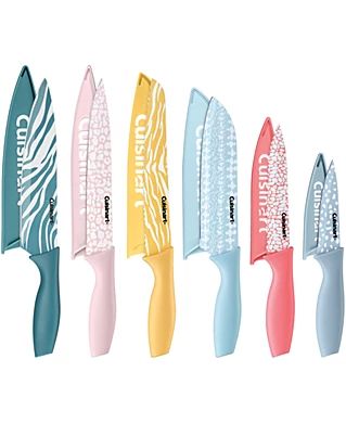 Valentine's Day Gifts for the Home - Macy's Colorful Animal Print, Knife Block Set, Mixing Bowls Set, Cutlery Sets, Santoku Knife, Cute Kitchen, Knife Set, Cutlery Set, Knife Sets