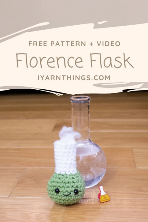 Science Chemistry Florence Flask Amigurumi – iyarnthings Crochet Beaker Pattern Free, Crochet Science Stuff, Science Amigurumi Free Pattern, Crochet Chemistry Set Free Pattern, Crochet Science Pattern Free, Science Crochet Pattern, Science Crochet Pattern Free, Chemistry Crochet Pattern Free, Crochet Bong Amigurumi Free Pattern