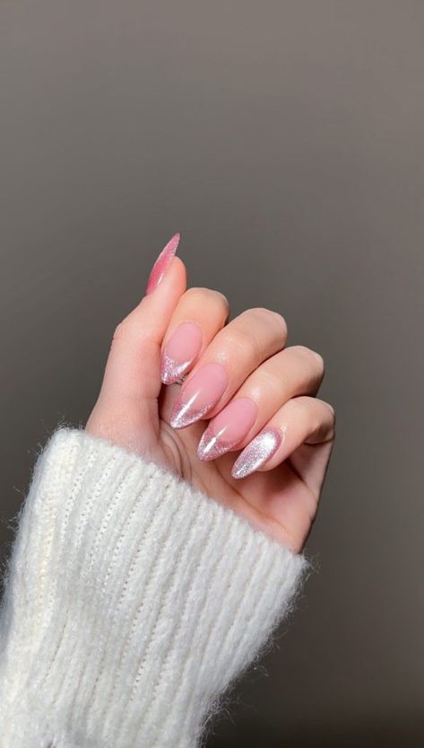 Pink Velvet French Nails, Velvet Nails French Tip, Cat Eyes French Nails, Pink Cat Eye Nails French Tip, Velvet French Nails, Velvet Nails Pink, Pink Cat Eye French Tip Nails, Pink Cat Eye Nails Design, Dagiba Jewelry