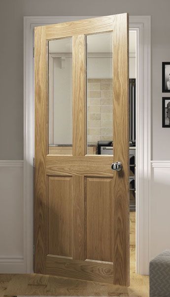 Halloween Door Ideas, Oak Doors With Glass, Internal Cottage Doors, Victorian Internal Doors, Solid Oak Internal Doors, Wooden Glass Door, Classroom Halloween, Halloween Front Door, Internal Oak Doors