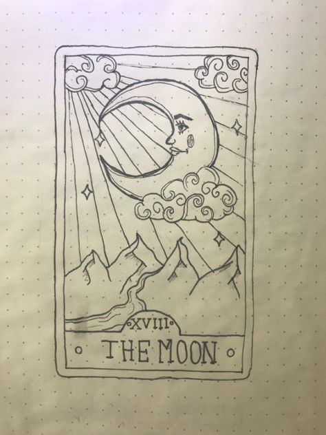 Tarot Cards Sketch, Easy Tarot Card Drawing, Tarot Cards Drawing, Tarot Card Sketch, Witchy Sketches, Tarot Card Illustration, Tarot Card Designs, Diy Tarot Cards, Pencil Sketches Easy