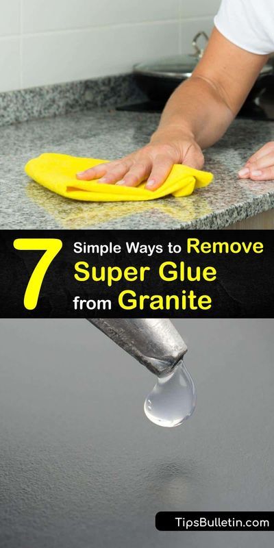 Diy Granite Countertops, Granite Countertop Cleaner, How To Remove Adhesive, Remove Super Glue, Cleaning Granite Countertops, Nail Glue Remover, Putty Knife, Diy Household Cleaners, How To Clean Granite