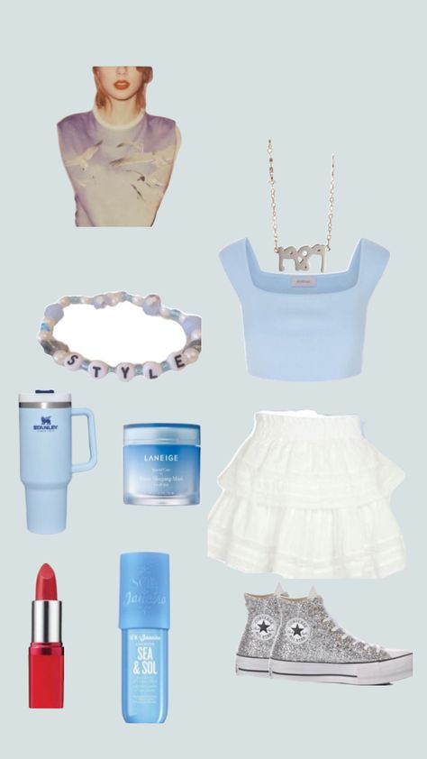 Casual Taylor swift outfit 1989!🩵🦋 Taylor Swift Movie Outfits 1989, Taylor Swift Inspired School Outfits, Taylor Swift Concert 1989 Outfit, Taylor Swift Costume 1989, Casual Taylor Swift Outfits Concert, Taylor Swift Errors Tour Outfits, 1989 Taylor Swift Aesthetic Outfit Ideas, Taylor Swift Concert Outfit Ideas Kids, 1989 Taylor Swift Costume