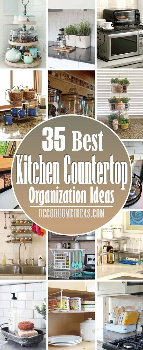 Countertop Organization Ideas, Kitchen Countertop Organization Ideas, Small Kitchen Counter, Kitchen Counter Organization Ideas, Kitchen Counter Storage, Kitchen Countertop Organization, Kitchen Countertop Decor, Kitchen Counter Organization, Declutter Kitchen