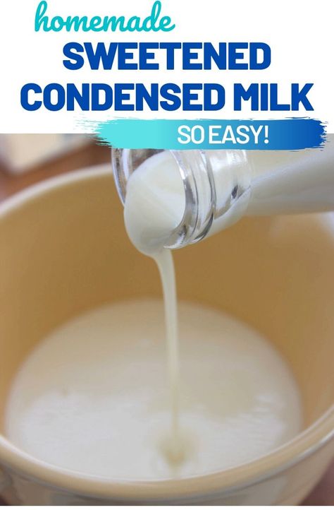 Amish Sweetened Condensed Milk, Recipes Using Sweetened Condensed Milk Homemade Coffee Creamer, Homemade Sweetened Condensed Milk Recipe, Substitute For Sweetened Condensed Milk, What Can You Substitute For Sweetened Condensed Milk, How Do You Make Sweetened Condensed Milk, Ways To Use Sweetened Condensed Milk, Diy Sweetened Condensed Milk How To Make, Make Sweetened Condensed Milk