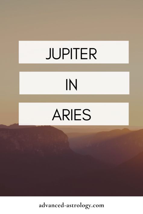 Jupiter Aries, Aries Meaning, Learning Astrology, Jupiter In Aries, Jupiter Sign, Good Leadership Skills, Fortune Favors The Bold, Freedom Love, Negative Traits