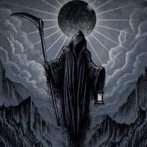 Grim Reaper Art, Graphic Poster Art, The Revenant, Beautiful Dark Art, Mystical Creatures, The Grim, Ethereal Art, Grim Reaper, Dark Anime