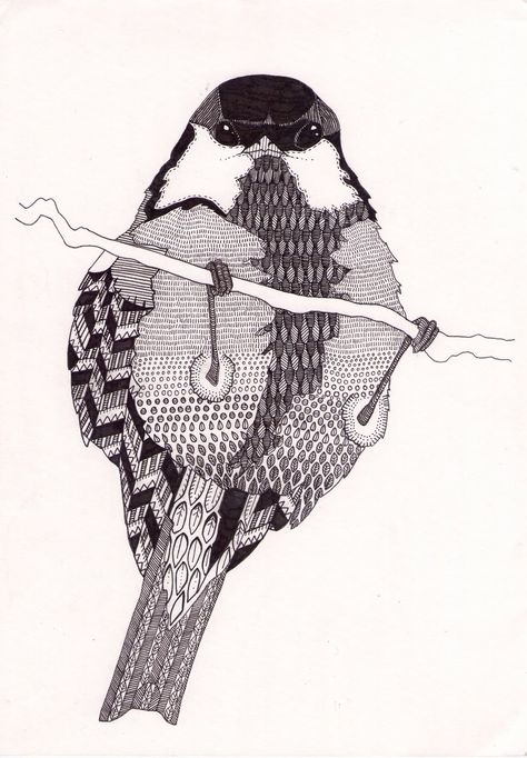 Bird Texture Drawing, Invented Texture Drawing, Invented Texture, Lino Inspiration, Simulated Texture, Blackwork Designs, Stippling Art, Texture Drawing, Bird Graphic