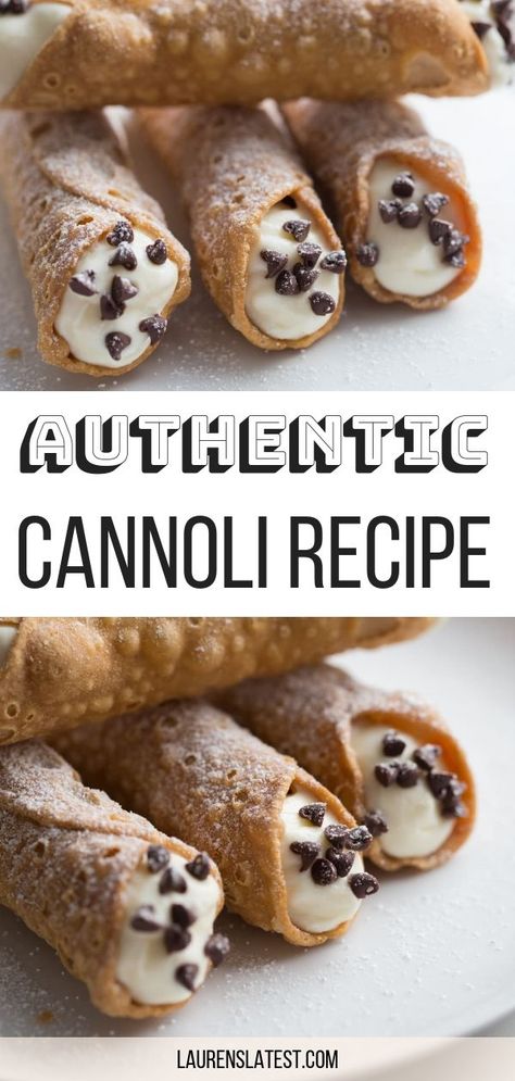 Easy Cannoli Recipe, Cannoli Recipe Easy, Dessert Cannoli, Easy Cannoli, Italian Cannoli, Italian Desserts Traditional, Cannoli Recipe, Diy Dessert, Italian Dessert