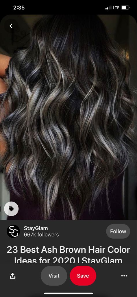 Black Hair With Platinum Lowlights, Low Lights For Dark Hair, Black Hair With Lowlights Dark, Ash Highlights For Dark Brown Hair, Dark Hair With Peekaboo Highlights, Low Lights For Black Hair, Punchy Hair, Lowlights For Black Hair, Black Hair With Peekaboo Highlights